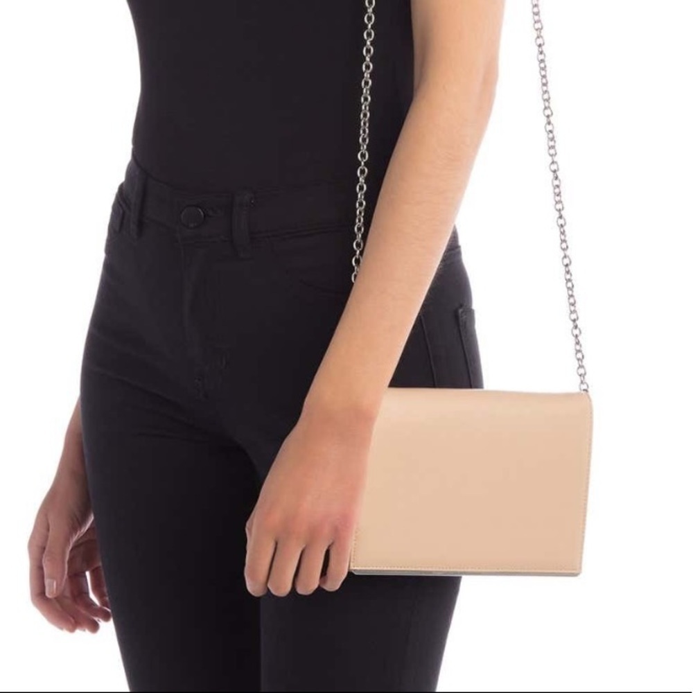 14th & union - NWT - bar leather crossbody clutch